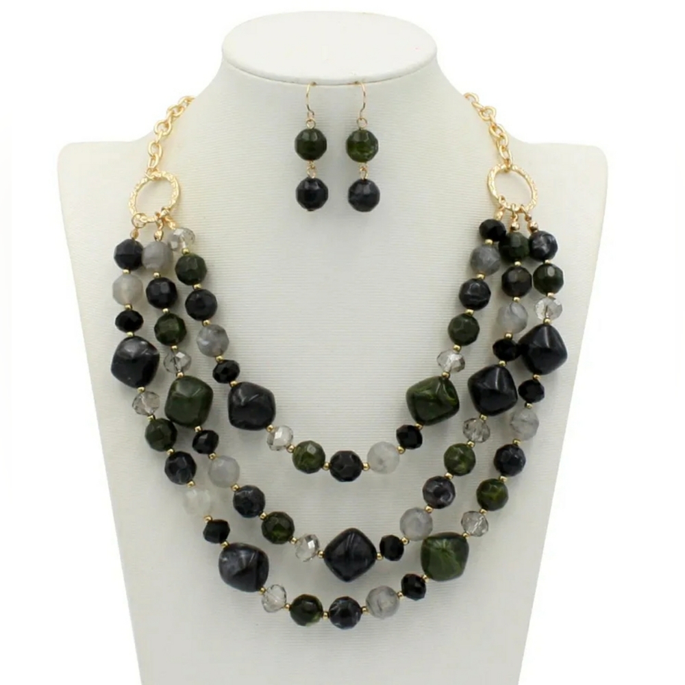 2PCS SET (NECKLACE AND EARRINGS)